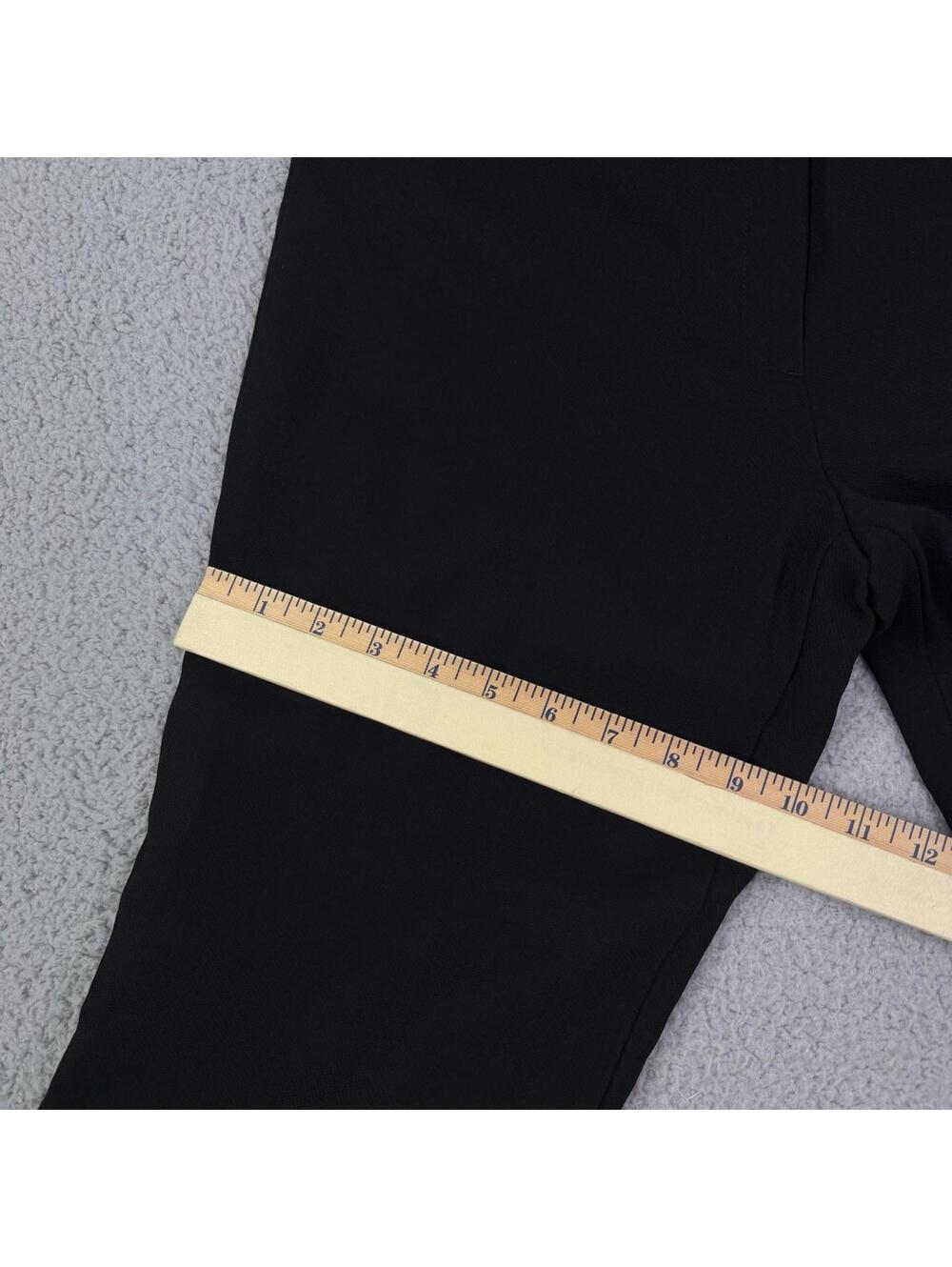 J.CREW 100% Wool Black Trousers Pants Lined Women's P6 (26x28) Made in Japan - Picture 7 of 12